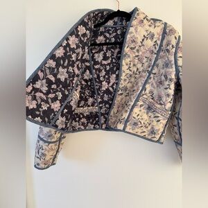 Reversible Floral Quilted Jacket